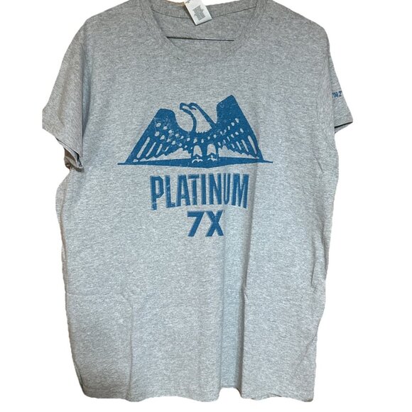 Platinum 7X Vodka T-Shirt Large - Picture 1 of 4